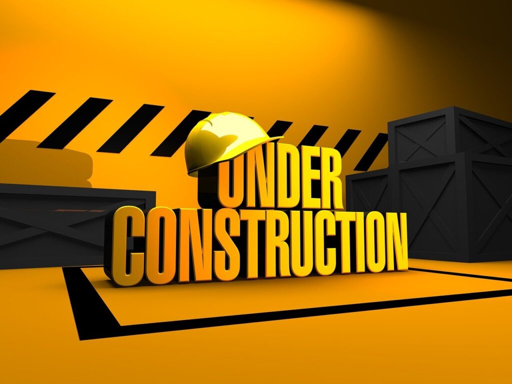 under construction